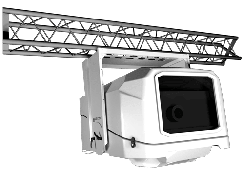 Outdoor projector for videomapping